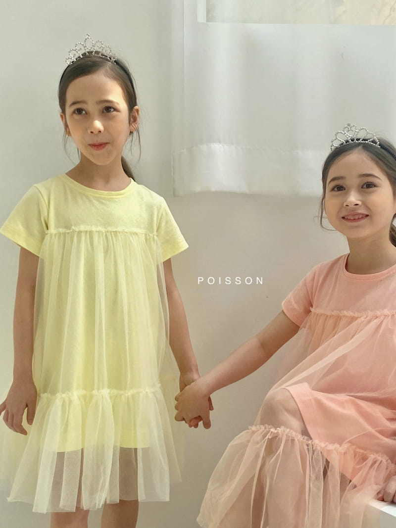POISSON - Korean Children Fashion - #Kfashion4kids - Summer Fur Tutu One-piece - 5