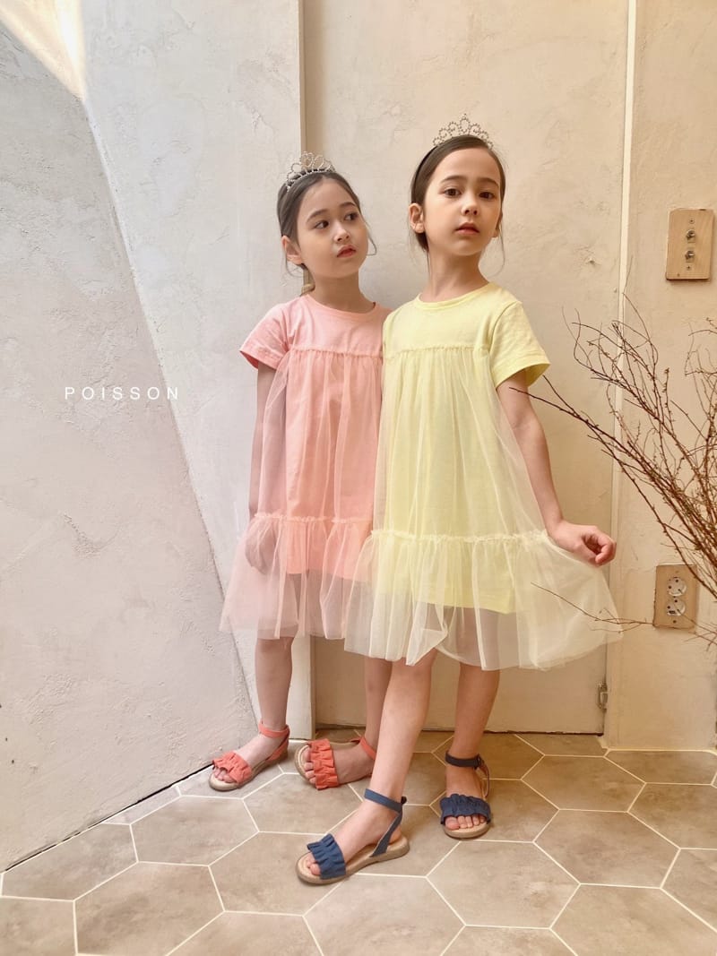 POISSON - Korean Children Fashion - #Kfashion4kids - Summer Fur Tutu One-piece - 6