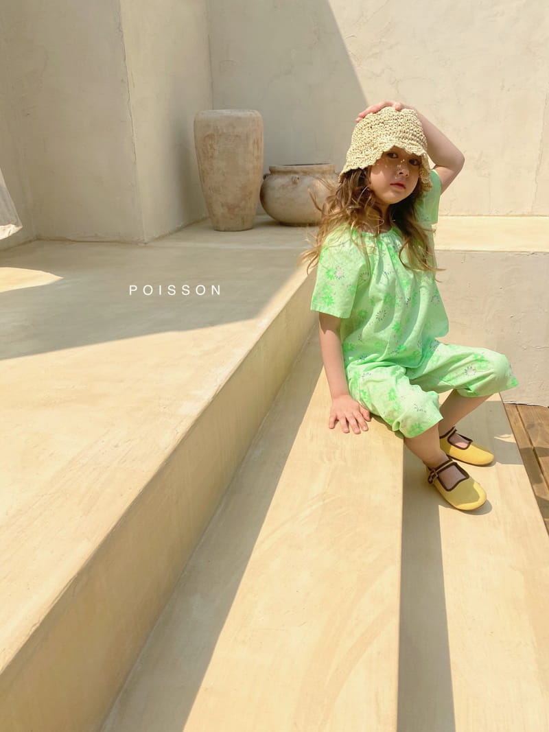 POISSON - Korean Children Fashion - #Kfashion4kids - Floral Top Bottom Set - 11