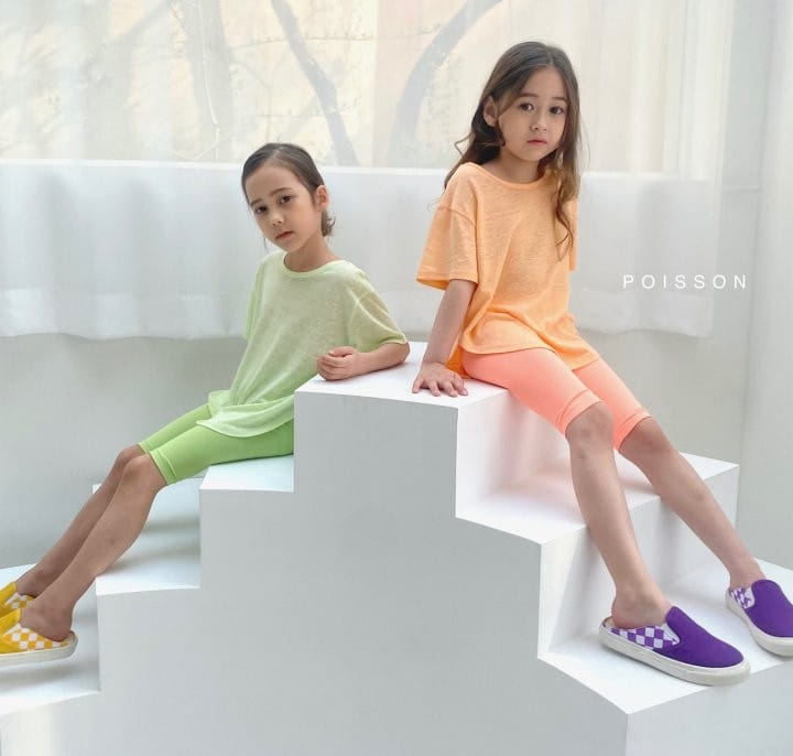 POISSON - Korean Children Fashion - #Kfashion4kids - Maroon Tee