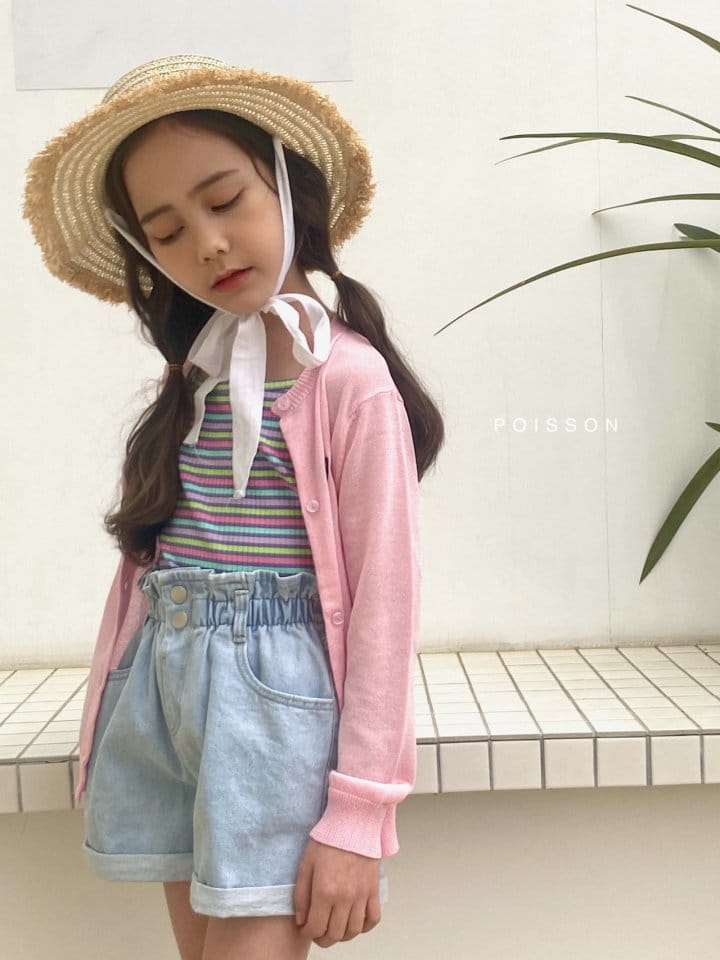 POISSON - Korean Children Fashion - #Kfashion4kids - Heart Summer Cardigan - 4