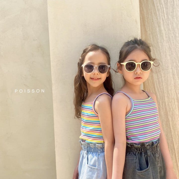 POISSON - Korean Children Fashion - #Kfashion4kids - Stripes String Sleeveless - 2