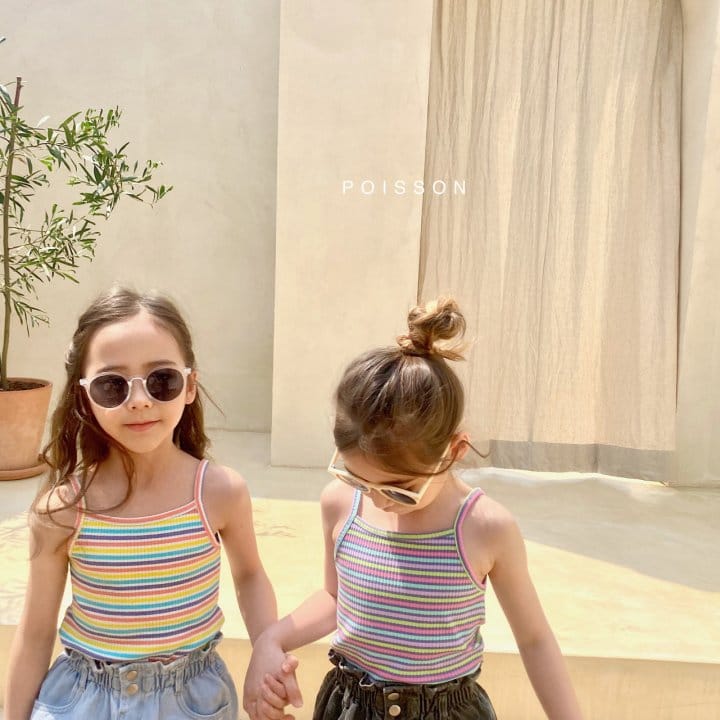 POISSON - Korean Children Fashion - #Kfashion4kids - Stripes String Sleeveless - 4