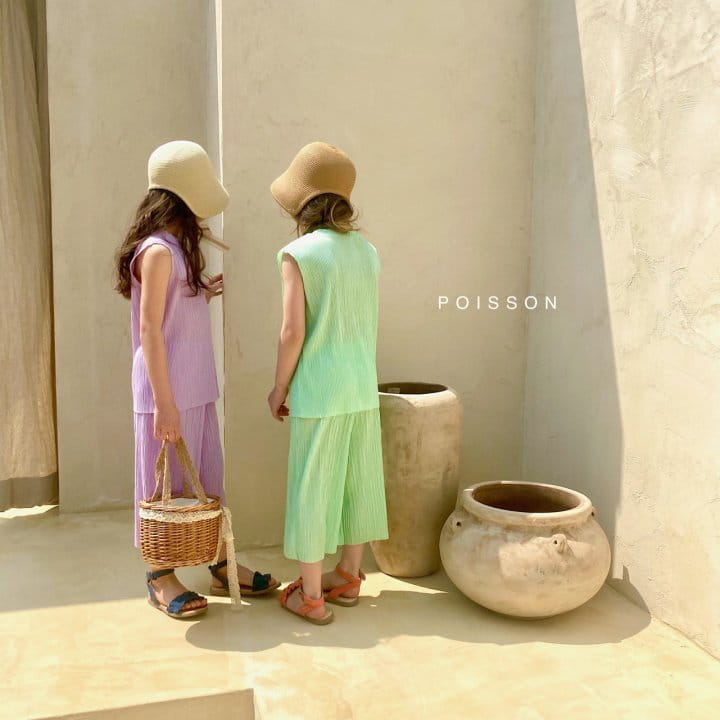 POISSON - Korean Children Fashion - #Kfashion4kids - Easy Pleats Top Bottom Set - 11