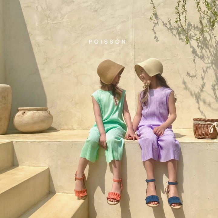 POISSON - Korean Children Fashion - #Kfashion4kids - Easy Pleats Top Bottom Set - 7