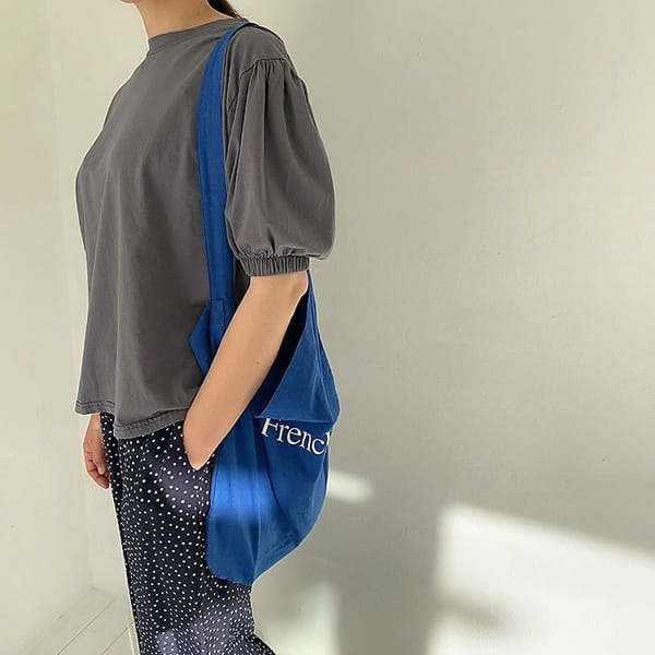 POPOCHICHI - Korean Children Fashion - #Kfashion4kids - Mom Puff Sleeves Tee