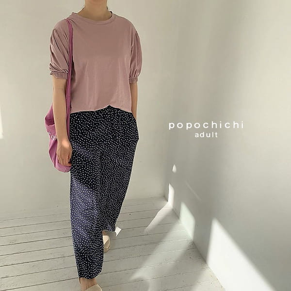 POPOCHICHI - Korean Children Fashion - #Kfashion4kids - Mom Puff Sleeves Tee - 7