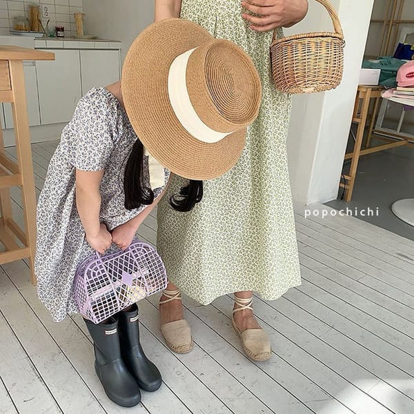 POPOCHICHI - Korean Children Fashion - #Kfashion4kids - Mom Dots Flower One-piece - 3