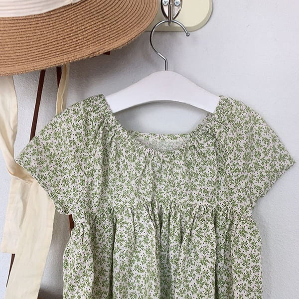 POPOCHICHI - Korean Children Fashion - #Kfashion4kids - Mom Dots Flower One-piece - 8