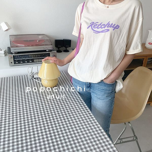 POPOCHICHI - Korean Children Fashion - #Kfashion4kids - Mom Ketchup Tee - 4