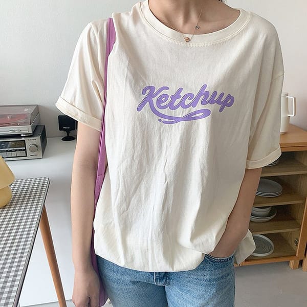 POPOCHICHI - Korean Children Fashion - #Kfashion4kids - Mom Ketchup Tee - 5