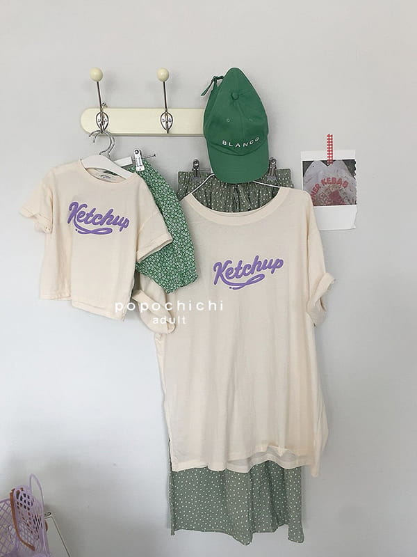 POPOCHICHI - Korean Children Fashion - #Kfashion4kids - Mom Ketchup Tee - 6