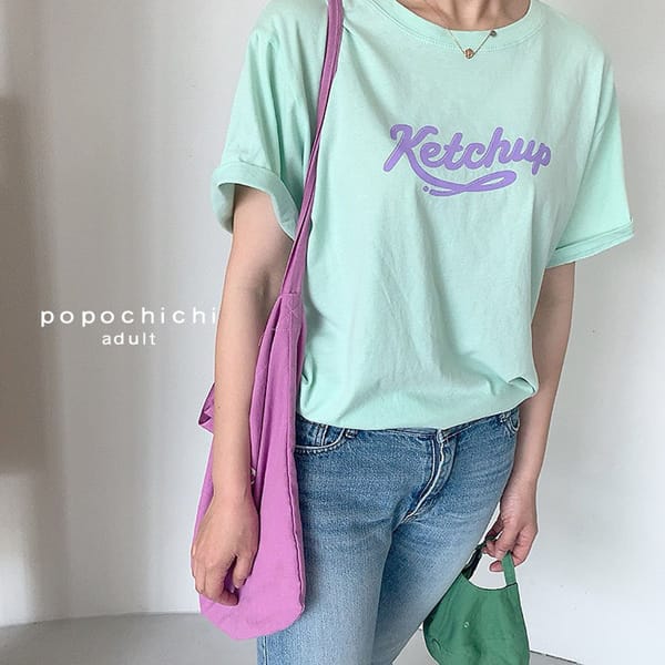 POPOCHICHI - Korean Children Fashion - #Kfashion4kids - Mom Ketchup Tee - 8