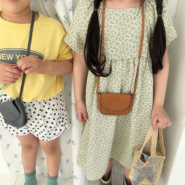 POPOCHICHI - Korean Children Fashion - #Kfashion4kids - Dots Flower One-piece