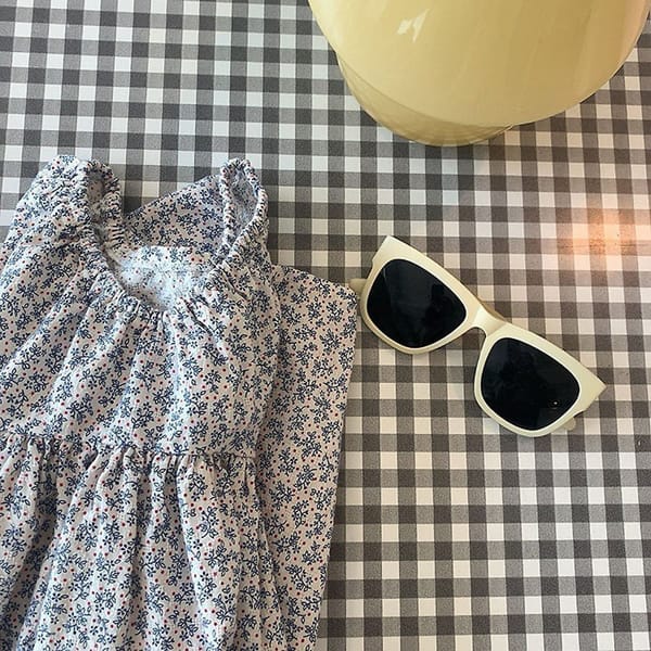 POPOCHICHI - Korean Children Fashion - #Kfashion4kids - Dots Flower One-piece - 12