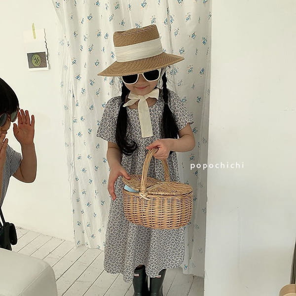 POPOCHICHI - Korean Children Fashion - #Kfashion4kids - Dots Flower One-piece - 4