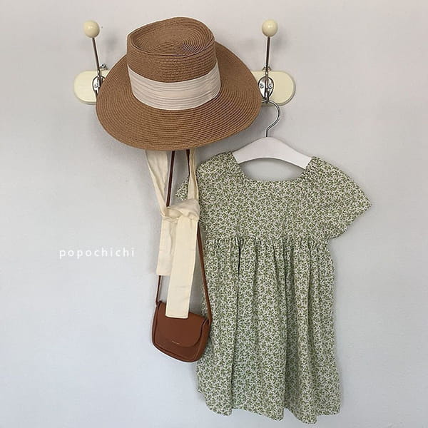 POPOCHICHI - Korean Children Fashion - #Kfashion4kids - Dots Flower One-piece - 8