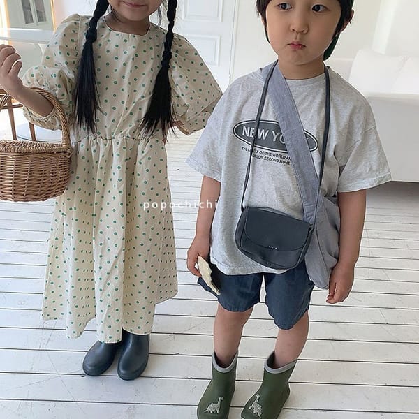 POPOCHICHI - Korean Children Fashion - #Kfashion4kids - I Love Dots One-piece - 6