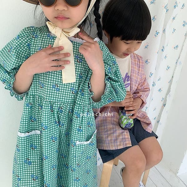 POPOCHICHI - Korean Children Fashion - #Kfashion4kids - Garden One-piece - 12