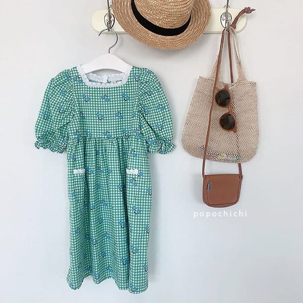 POPOCHICHI - Korean Children Fashion - #Kfashion4kids - Garden One-piece - 2