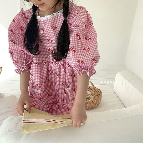 POPOCHICHI - Korean Children Fashion - #Kfashion4kids - Garden One-piece - 6