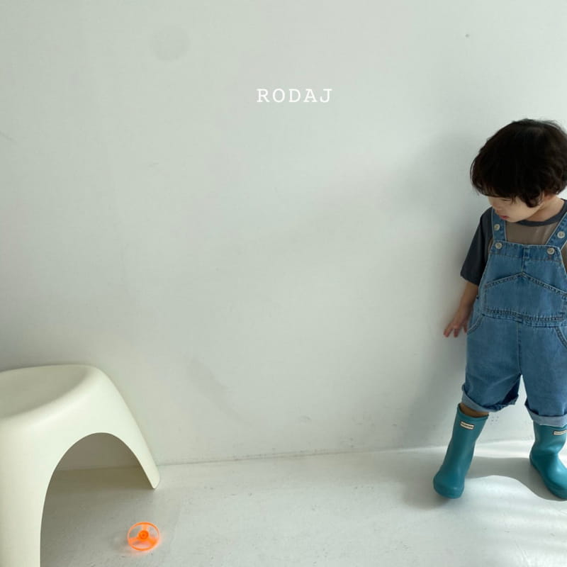 RODA J - Korean Children Fashion - #Kfashion4kids - Dinner Denim Dungarees - 3
