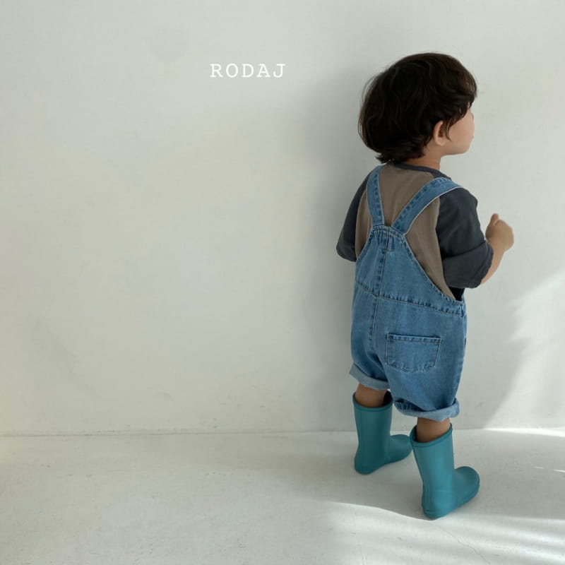 RODA J - Korean Children Fashion - #Kfashion4kids - Dinner Denim Dungarees - 4