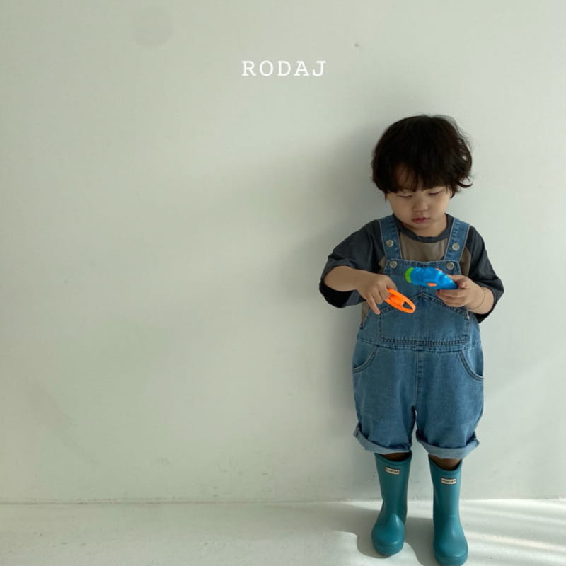 RODA J - Korean Children Fashion - #Kfashion4kids - Dinner Denim Dungarees - 5