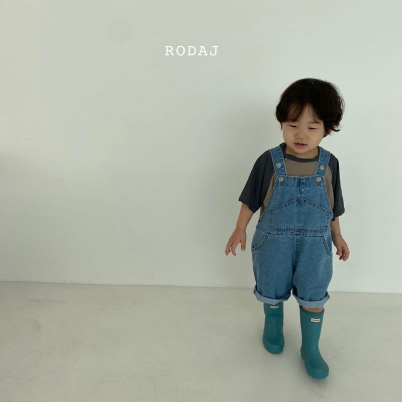 RODA J - Korean Children Fashion - #Kfashion4kids - Dinner Denim Dungarees - 6
