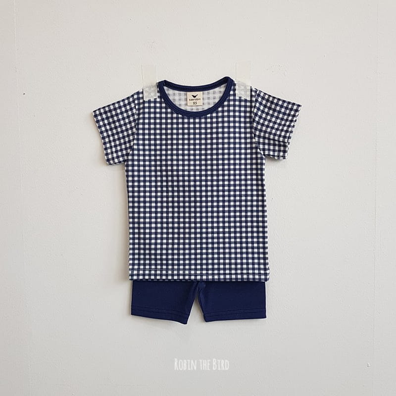 SAEROBIN - Korean Children Fashion - #Kfashion4kids - Check Short Sleeves Easywear - 4