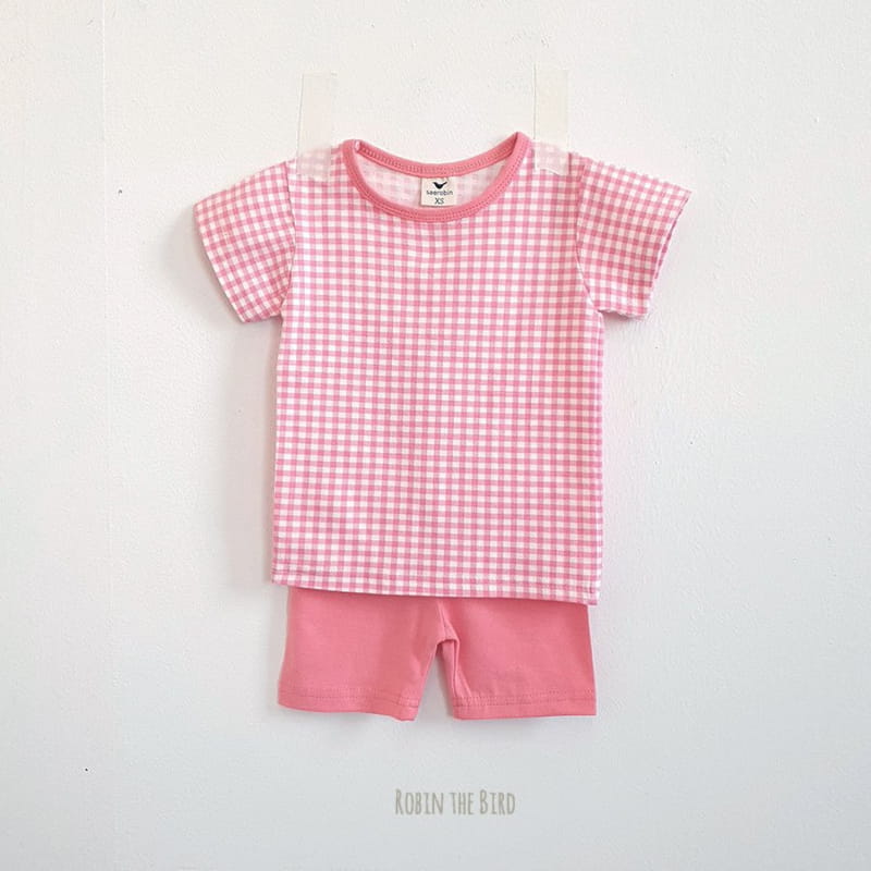 SAEROBIN - Korean Children Fashion - #Kfashion4kids - Check Short Sleeves Easywear - 6