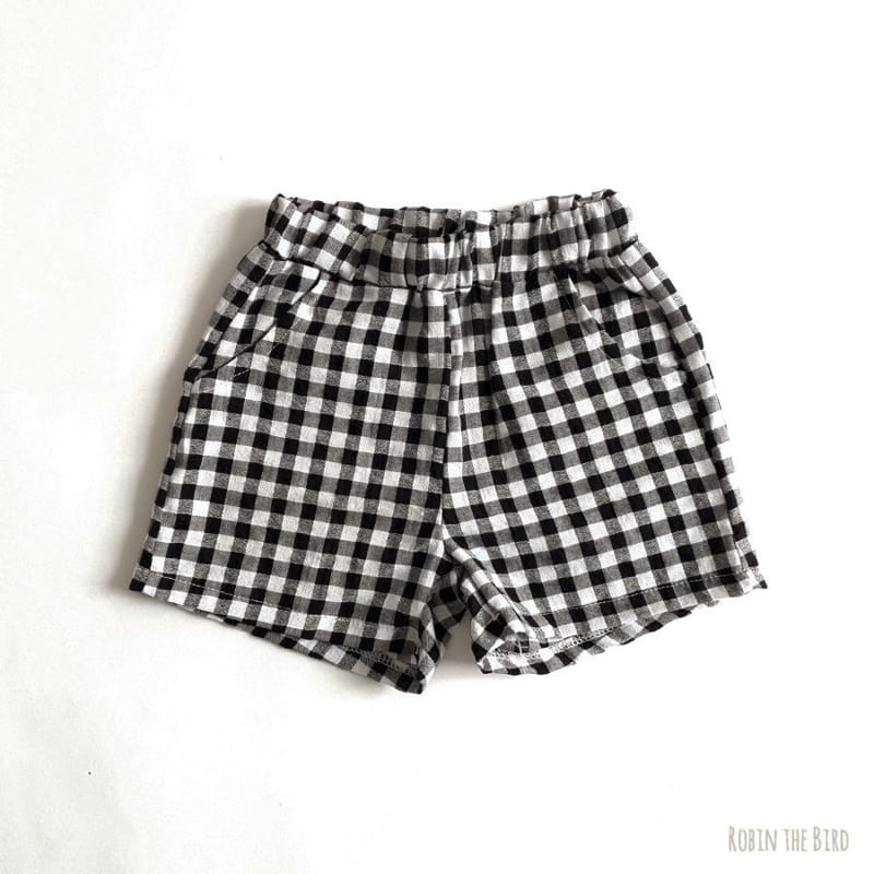 SAEROBIN - Korean Children Fashion - #Kfashion4kids - Check Shorts - 2