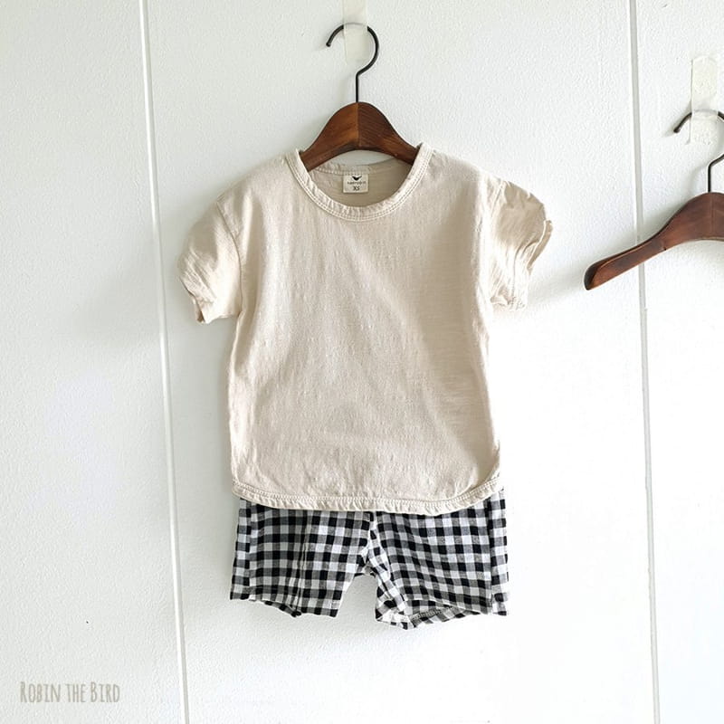 SAEROBIN - Korean Children Fashion - #Kfashion4kids - Check Shorts - 4