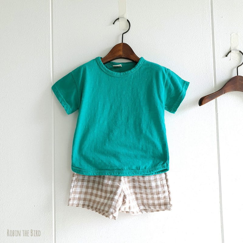 SAEROBIN - Korean Children Fashion - #Kfashion4kids - Check Shorts - 5