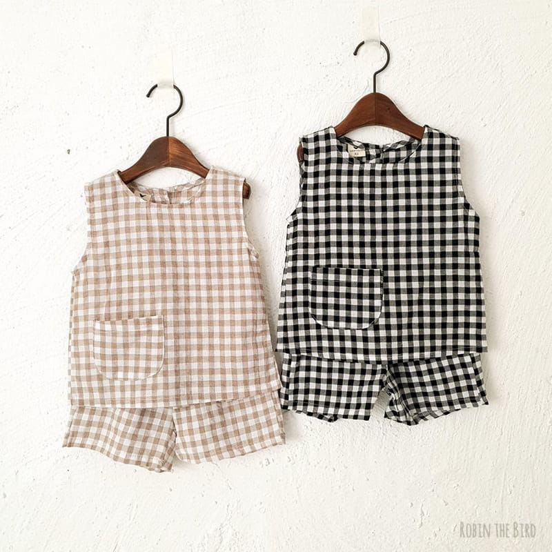 SAEROBIN - Korean Children Fashion - #Kfashion4kids - Check Shorts - 6