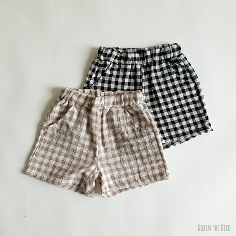 SAEROBIN - Korean Children Fashion - #Kfashion4kids - Check Shorts - 7