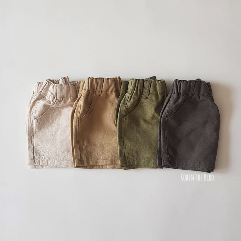 SAEROBIN - Korean Children Fashion - #Kfashion4kids - Linen Shorts