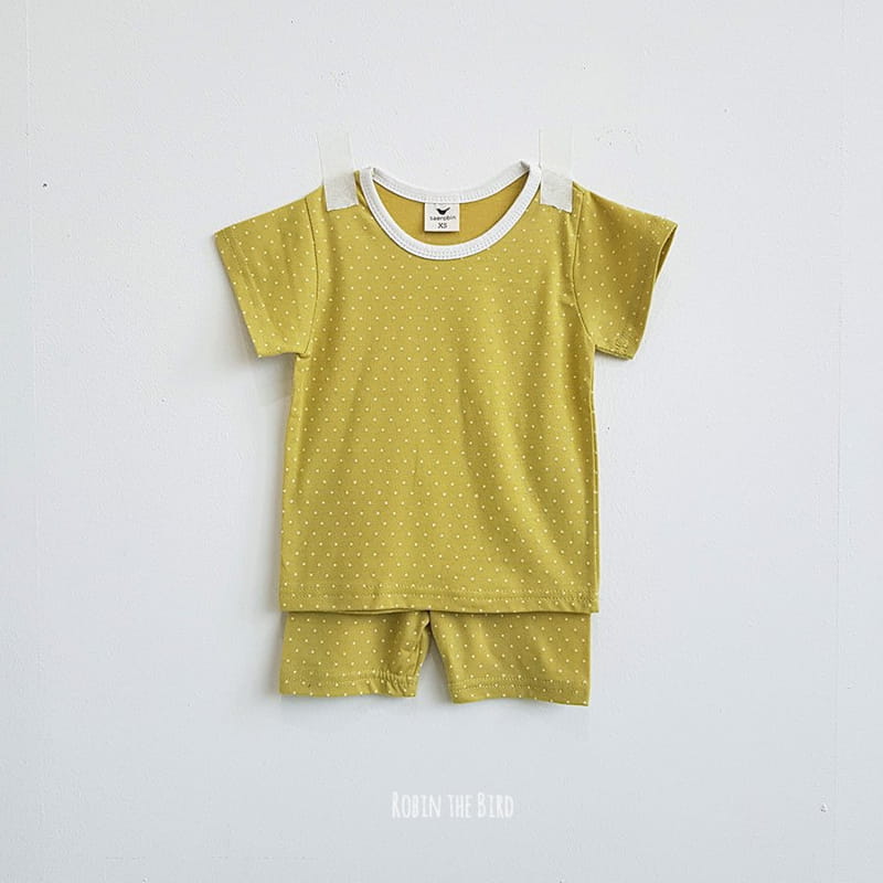 SAEROBIN - Korean Children Fashion - #Kfashion4kids - Dot Short Sleeves Easywear - 2