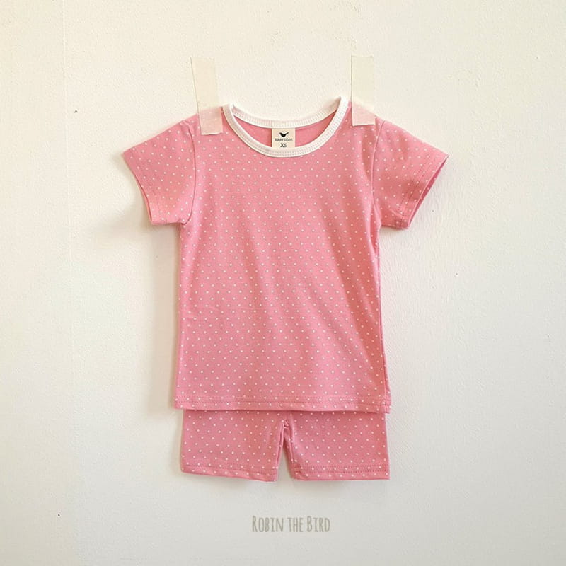 SAEROBIN - Korean Children Fashion - #Kfashion4kids - Dot Short Sleeves Easywear - 6