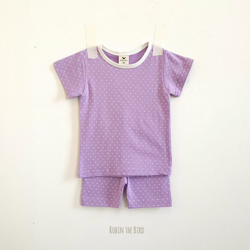 SAEROBIN - Korean Children Fashion - #Kfashion4kids - Dot Short Sleeves Easywear - 7