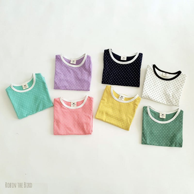 SAEROBIN - Korean Children Fashion - #Kfashion4kids - Dot Short Sleeves Easywear - 8