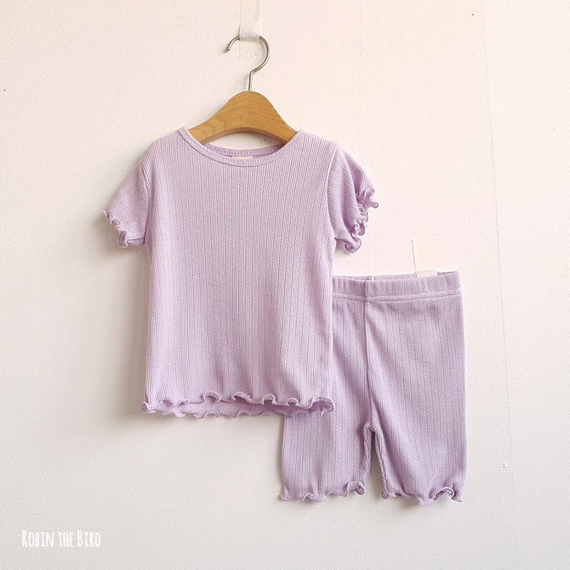 SAEROBIN - Korean Children Fashion - #Kfashion4kids - Wave Short Sleeves Easywear - 2