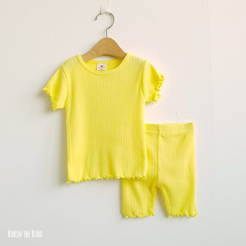 SAEROBIN - Korean Children Fashion - #Kfashion4kids - Wave Short Sleeves Easywear - 3