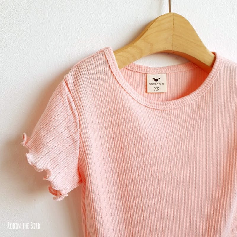 SAEROBIN - Korean Children Fashion - #Kfashion4kids - Wave Short Sleeves Easywear - 5