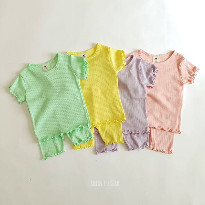 SAEROBIN - Korean Children Fashion - #Kfashion4kids - Wave Short Sleeves Easywear - 7