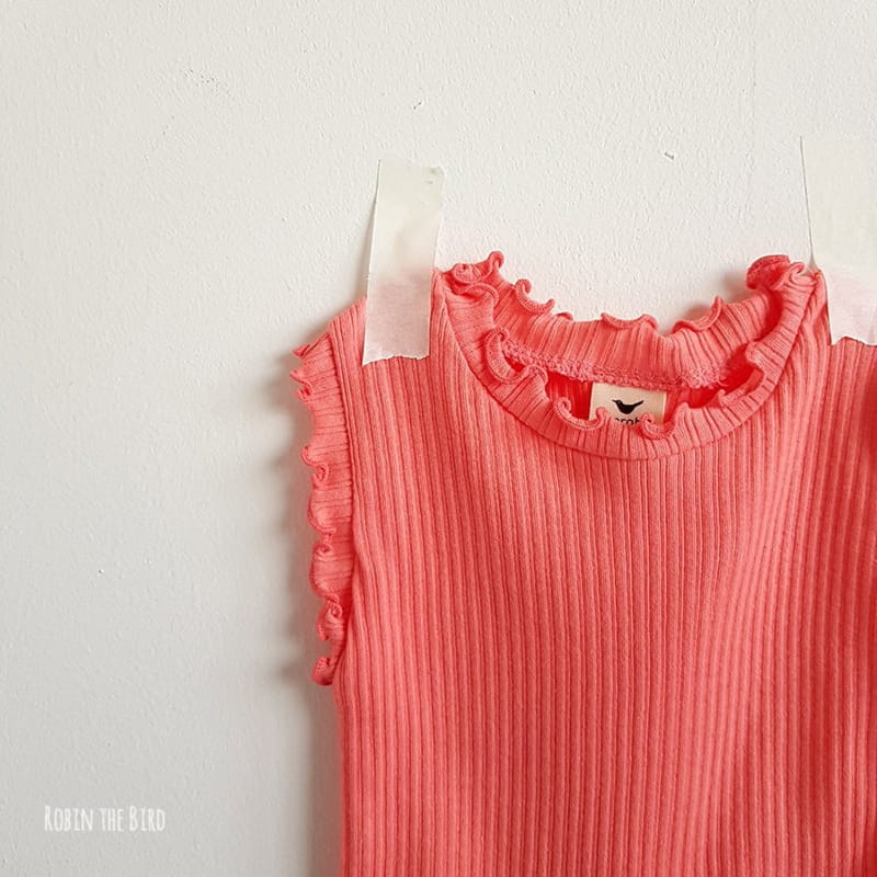 SAEROBIN - Korean Children Fashion - #Kfashion4kids - Wave Sleeveless Tee - 4