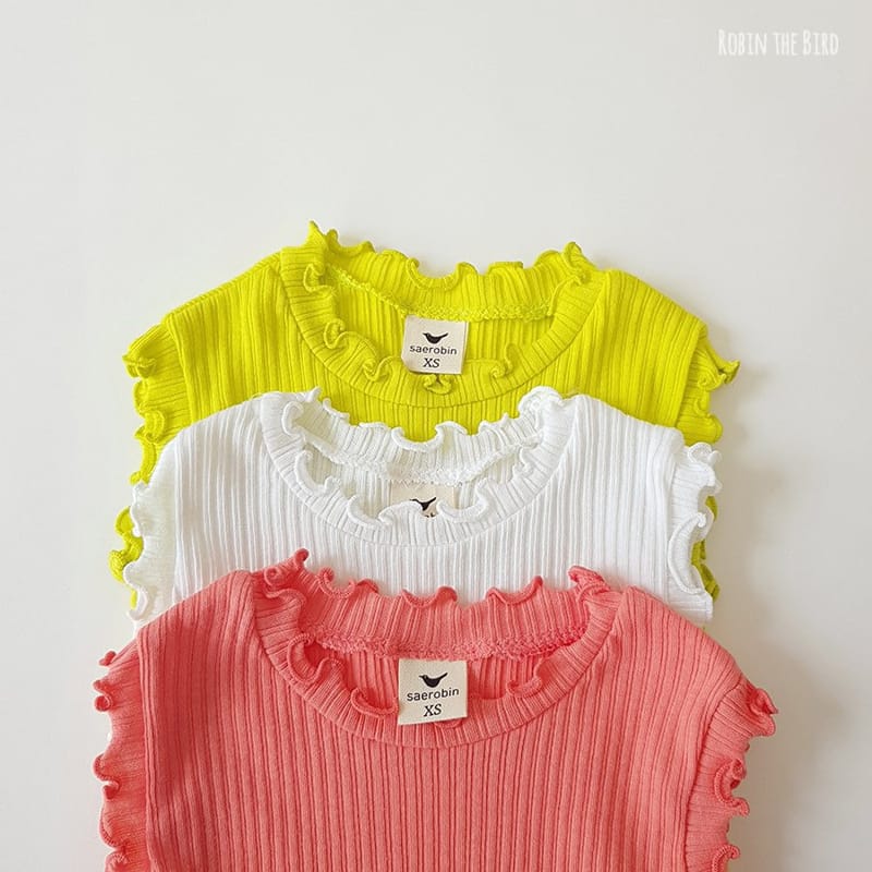SAEROBIN - Korean Children Fashion - #Kfashion4kids - Wave Sleeveless Tee - 6
