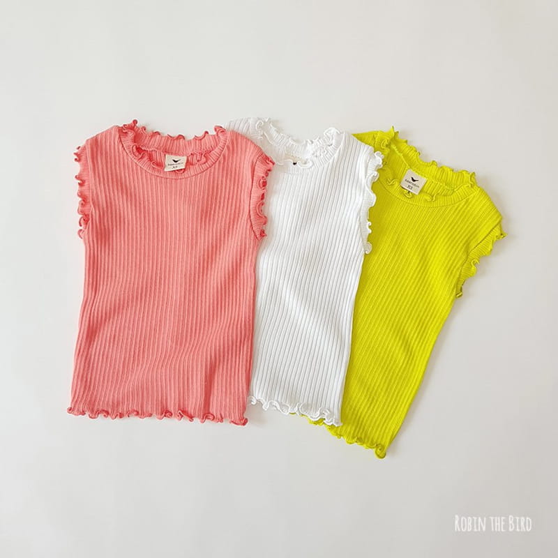 SAEROBIN - Korean Children Fashion - #Kfashion4kids - Wave Sleeveless Tee - 7