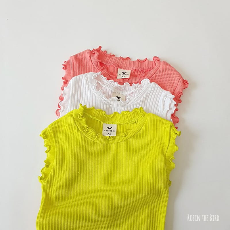 SAEROBIN - Korean Children Fashion - #Kfashion4kids - Wave Sleeveless Tee - 8