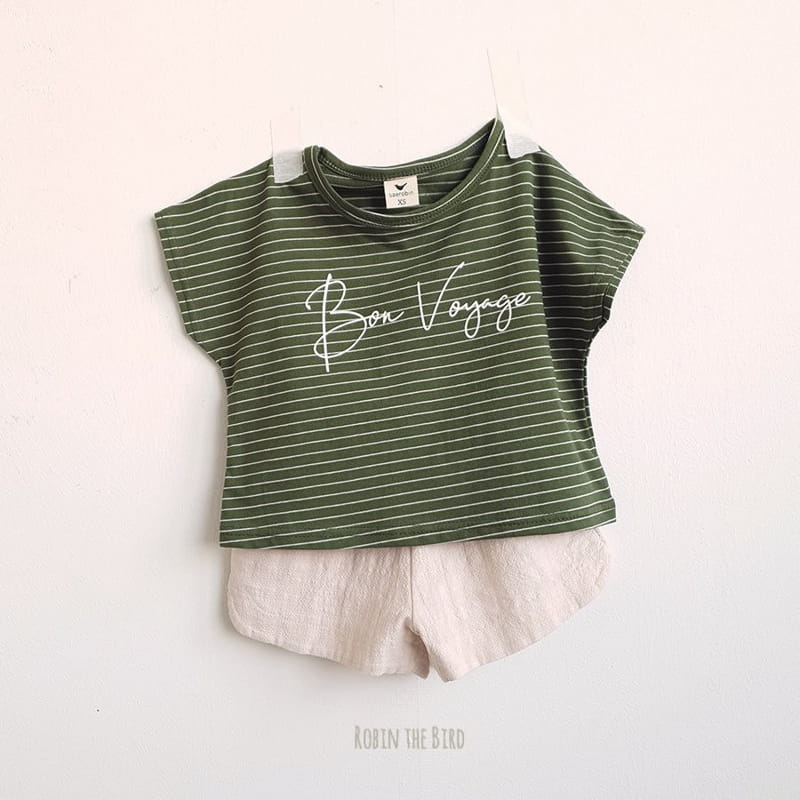 SAEROBIN - Korean Children Fashion - #Kfashion4kids - Stripes Lettering Tee - 7